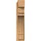 Ekena Millwork Merced Block Rough Sawn Outlooker, Western Red Cedar, 8"W x 26"D x 38"H OUT08X26X38MRC05RWR - alternate 2